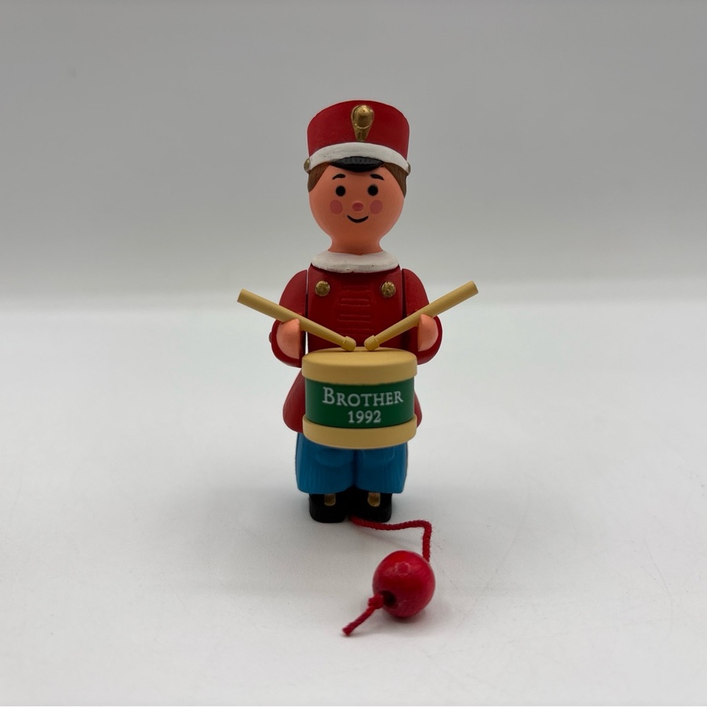 Hallmark Keepsake Ornament Dated 1992 Vintage Brother Handcrafted w/Movement